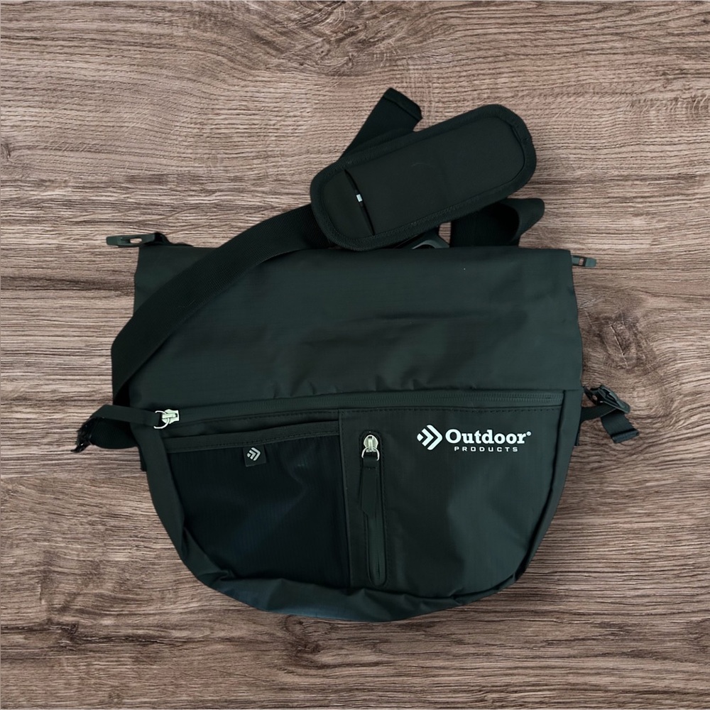 Outdoor Products BLACK Women's Zion Roll Top Waist Pack Black color is BLACK